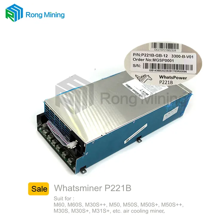 Что отличает блок питания Whatsminer Power Supplies P221B?